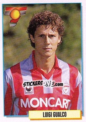 Figurina Luigi Gualco - Calcio Cards 1994-1995 - Merlin