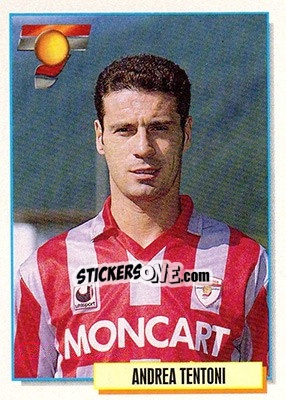 Sticker Andrea Tentoni - Calcio Cards 1994-1995 n. 65 - Merlin