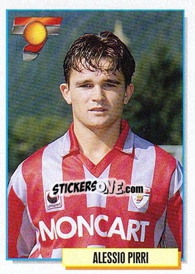 Figurina Alessio Pirri - Calcio Cards 1994-1995 - Merlin