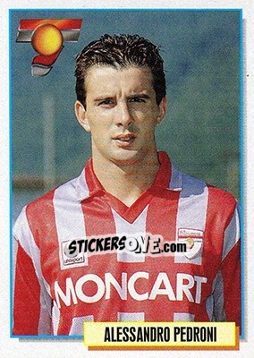 Figurina Alessandro Pedroni - Calcio Cards 1994-1995 - Merlin