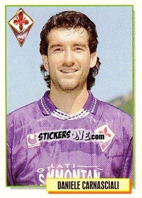 Figurina Daniele Carnasciali - Calcio Cards 1994-1995 - Merlin