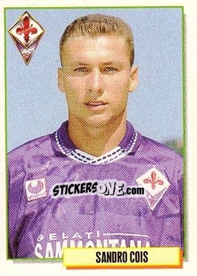 Sticker Sandro Cois - Calcio Cards 1994-1995 n. 76 - Merlin