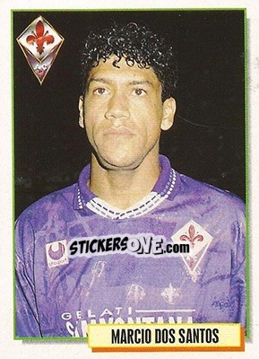 Sticker Marcio Dos Santos - Calcio Cards 1994-1995 n. 77 - Merlin
