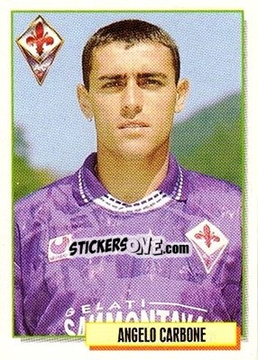 Figurina Angelo Carbone - Calcio Cards 1994-1995 - Merlin