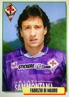 Sticker Fabrizio Di Mauro - Calcio Cards 1994-1995 n. 80 - Merlin