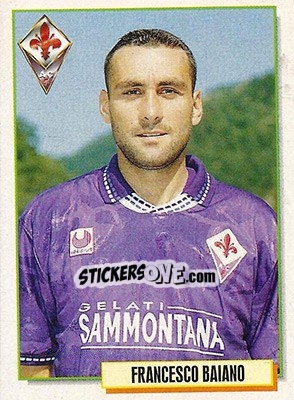Sticker Francesco Baiano - Calcio Cards 1994-1995 - Merlin
