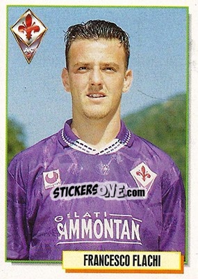 Sticker Francesco Flachi - Calcio Cards 1994-1995 n. 88 - Merlin