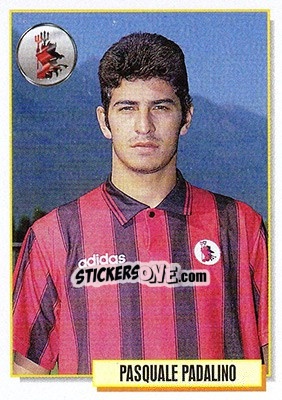Sticker Pasquale Padalino - Calcio Cards 1994-1995 n. 92 - Merlin