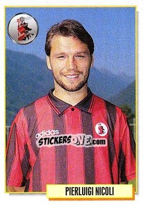 Figurina Pierluigi Nicoli - Calcio Cards 1994-1995 - Merlin