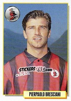 Sticker Pierpaplo Bresciani - Calcio Cards 1994-1995 n. 97 - Merlin