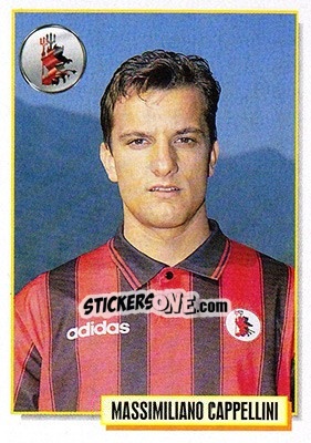 Sticker Massimiliano Cappioli - Calcio Cards 1994-1995 n. 99 - Merlin