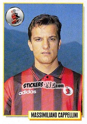 Figurina Massimiliano Cappioli - Calcio Cards 1994-1995 - Merlin