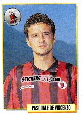 Sticker Pasquale De Vincenzo - Calcio Cards 1994-1995 n. 100 - Merlin