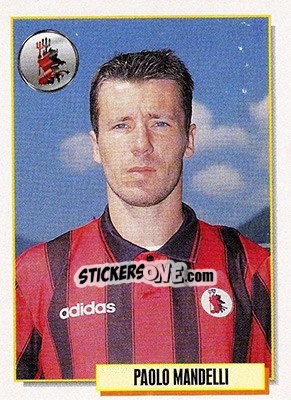 Sticker Paolo Mandelli - Calcio Cards 1994-1995 n. 106 - Merlin