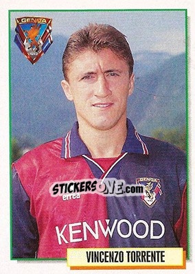 Sticker Vincenzo Torrente - Calcio Cards 1994-1995 n. 110 - Merlin