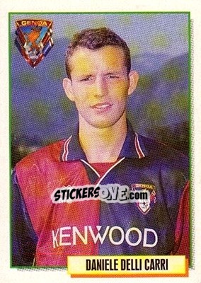 Sticker Daniele Delli Carri - Calcio Cards 1994-1995 n. 111 - Merlin