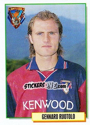 Figurina Gennaro Ruotolo - Calcio Cards 1994-1995 - Merlin