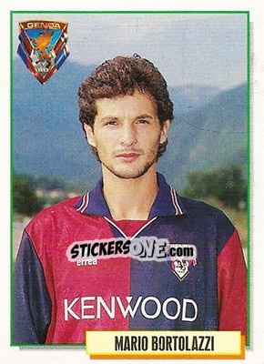 Sticker Mario Bortolazzi - Calcio Cards 1994-1995 n. 116 - Merlin