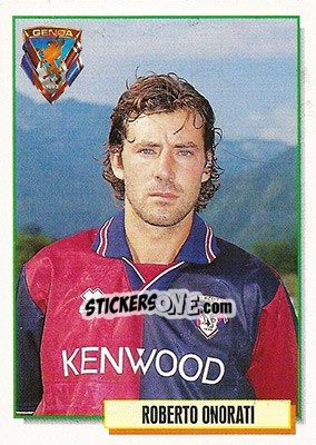 Figurina Roberto Onorati - Calcio Cards 1994-1995 - Merlin