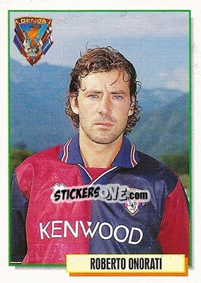 Sticker Roberto Onorati - Calcio Cards 1994-1995 n. 118 - Merlin