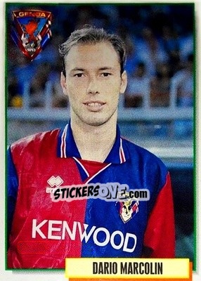 Sticker Dario Marcolin - Calcio Cards 1994-1995 n. 119 - Merlin