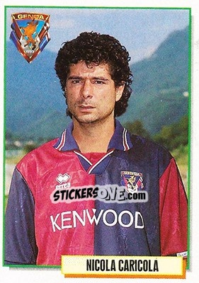 Figurina Nicola Caricola - Calcio Cards 1994-1995 - Merlin