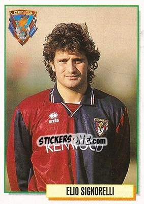 Sticker Ello Signorelli - Calcio Cards 1994-1995 n. 124 - Merlin