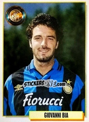 Sticker Giovanni Bia - Calcio Cards 1994-1995 n. 132 - Merlin