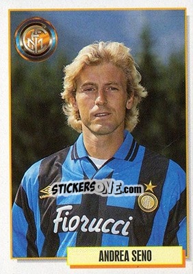 Sticker Andrea Seno - Calcio Cards 1994-1995 n. 135 - Merlin
