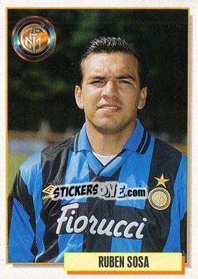 Sticker Ruben Sosa - Calcio Cards 1994-1995 n. 136 - Merlin