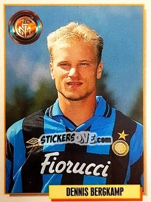 Sticker Dennis Bergkamp - Calcio Cards 1994-1995 n. 137 - Merlin