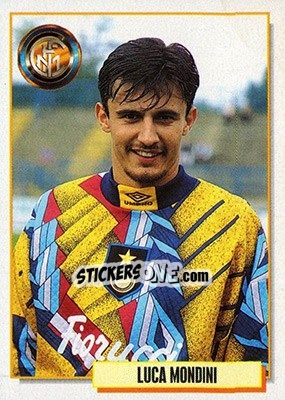 Figurina Luca Mondini - Calcio Cards 1994-1995 - Merlin