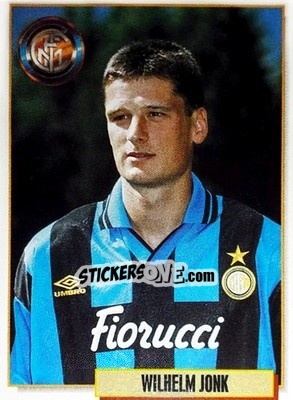 Figurina Wilhelm Jonk - Calcio Cards 1994-1995 - Merlin