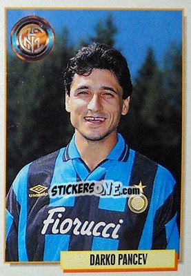 Figurina Darko Pancev - Calcio Cards 1994-1995 - Merlin
