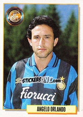 Sticker Angelo Orlando - Calcio Cards 1994-1995 n. 141 - Merlin