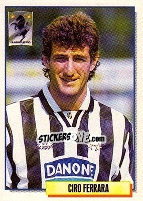Figurina Ciro Ferrara - Calcio Cards 1994-1995 - Merlin
