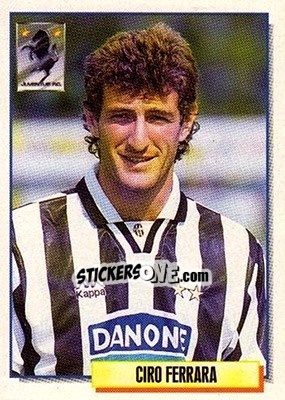 Sticker Ciro Ferrara - Calcio Cards 1994-1995 n. 146 - Merlin