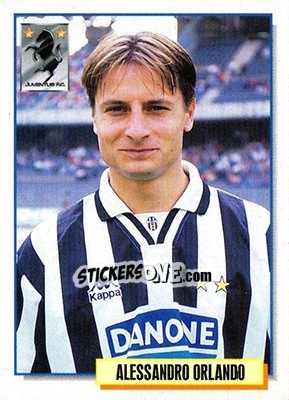 Sticker Alessandro Orlando - Calcio Cards 1994-1995 n. 147 - Merlin