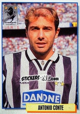 Figurina Antonio Conte - Calcio Cards 1994-1995 - Merlin