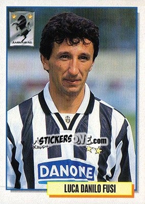 Figurina Luca Danilo Fusi - Calcio Cards 1994-1995 - Merlin