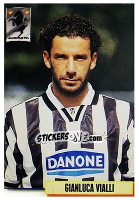 Sticker Gianluca Vialli - Calcio Cards 1994-1995 n. 153 - Merlin