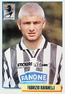 Sticker Fabrizio Ravanelli - Calcio Cards 1994-1995 n. 155 - Merlin