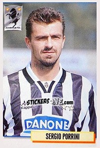 Sticker Sergio Porrini - Calcio Cards 1994-1995 n. 159 - Merlin