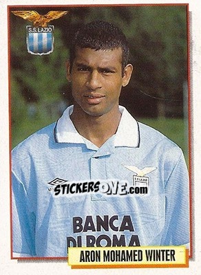 Sticker Aron Mohamed Winter - Calcio Cards 1994-1995 n. 166 - Merlin