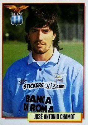 Sticker Jose Antonio Chamot - Calcio Cards 1994-1995 n. 167 - Merlin