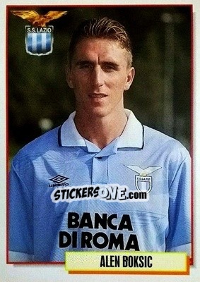Figurina Alen Boksic - Calcio Cards 1994-1995 - Merlin