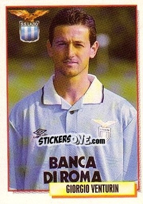 Sticker Giorgio Venturin - Calcio Cards 1994-1995 - Merlin