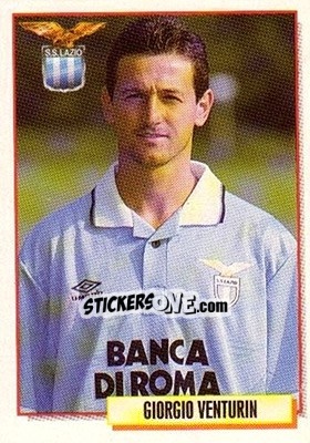 Sticker Giorgio Venturin - Calcio Cards 1994-1995 n. 172 - Merlin