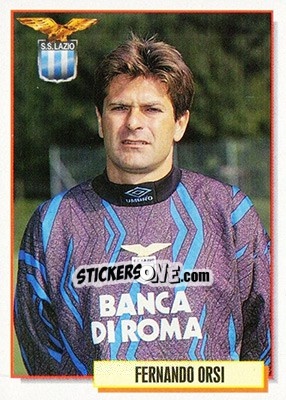 Sticker Fernando Orsi - Calcio Cards 1994-1995 n. 174 - Merlin