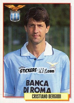Sticker Cristiano Bergodi - Calcio Cards 1994-1995 n. 177 - Merlin
